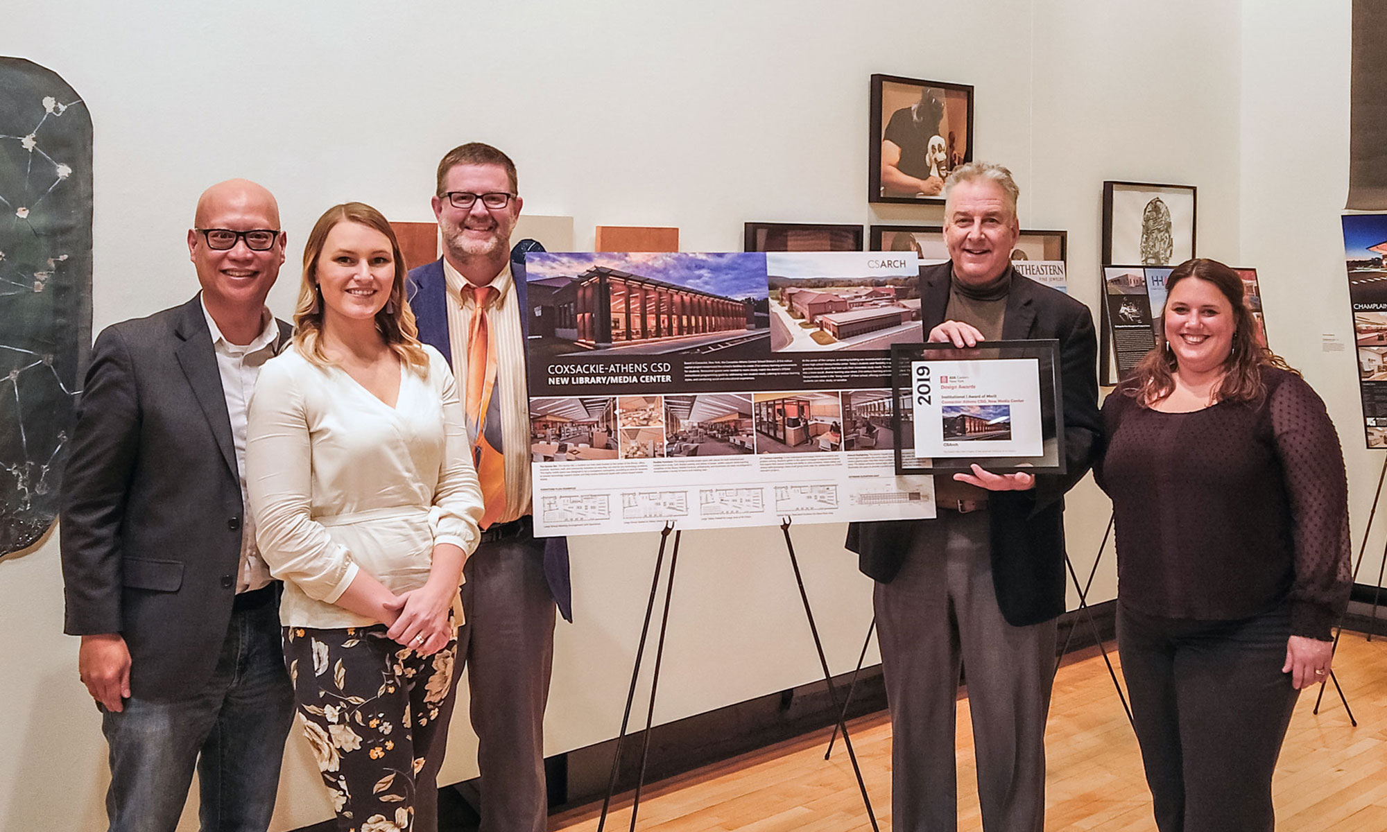 CSArch Receives Award For Design Of Coxsackie-Athens HS Library