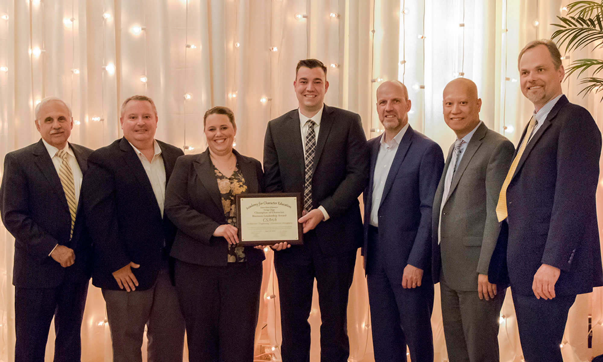 Business Leadership Award Recognizes CSArch's Commitment to Character Education